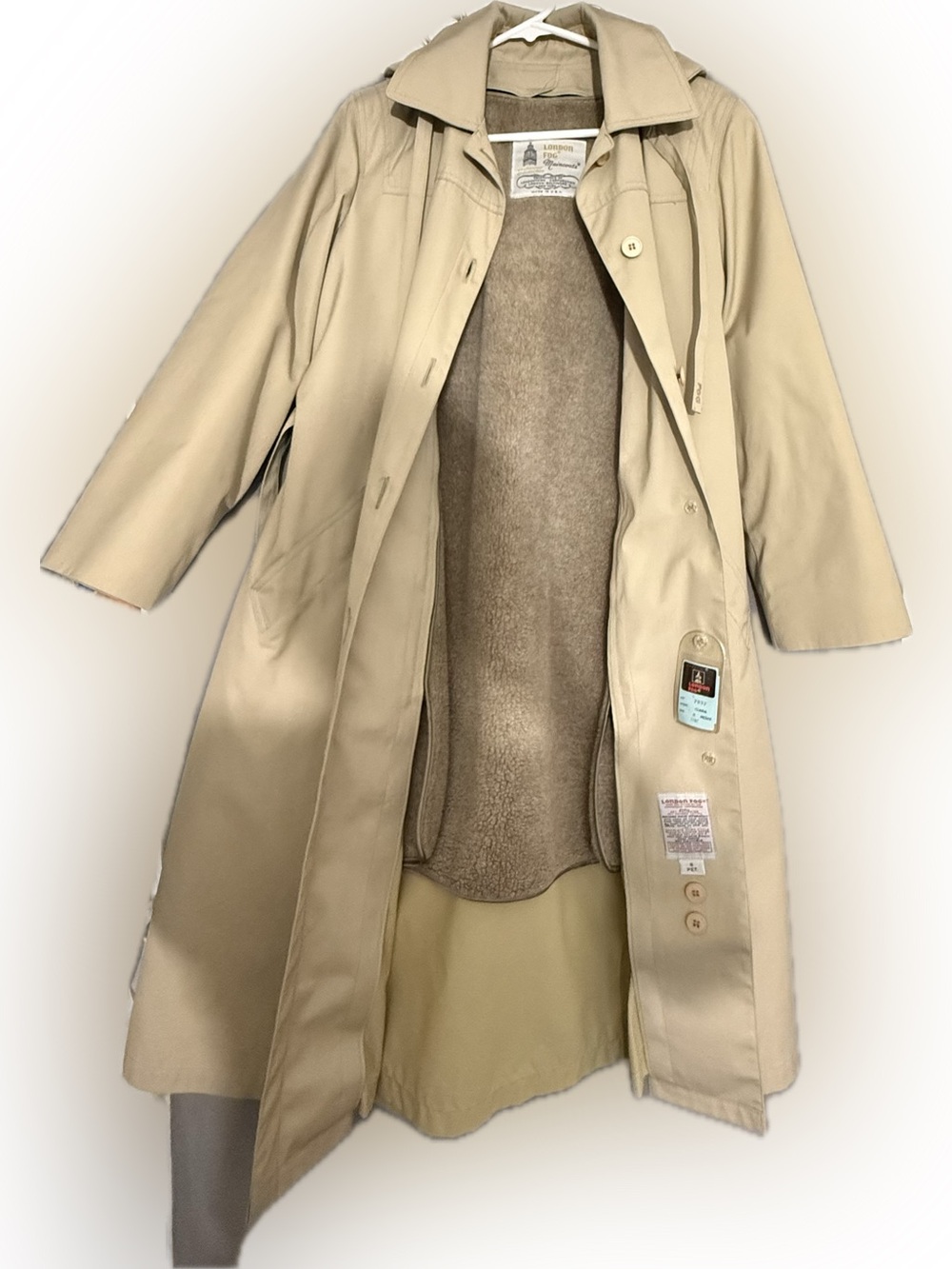 Vintage 1980s London Fog Trench
Coat